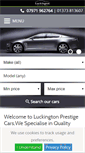 Mobile Screenshot of luckingtonprestigecars.co.uk